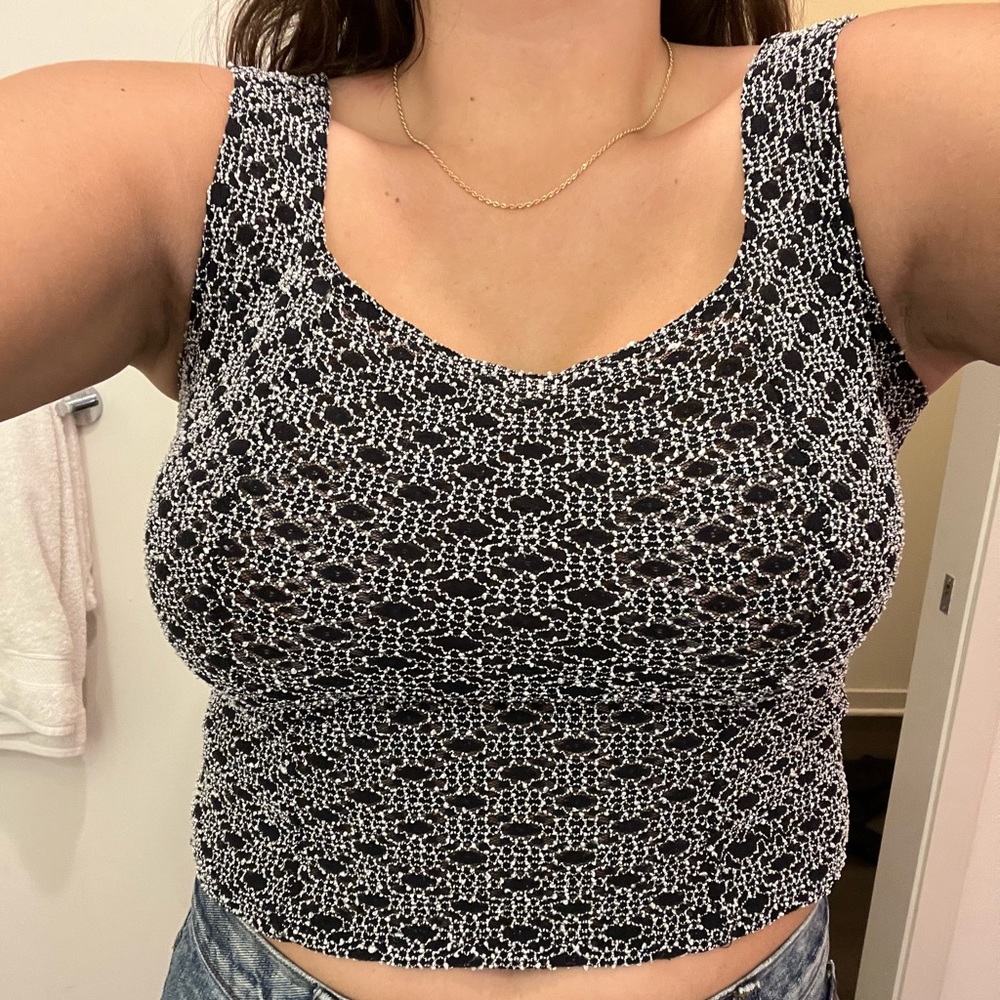 Black and White Tank